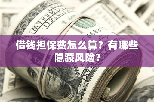 济南借钱担保费怎么算？有哪些隐藏风险？