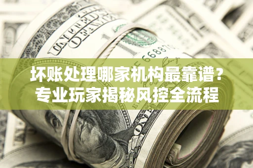 济南坏账处理哪家机构最靠谱？专业玩家揭秘风控全流程