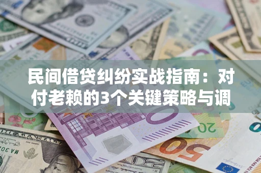 济南民间借贷纠纷实战指南：对付老赖的3个关键策略与调解盲区解析