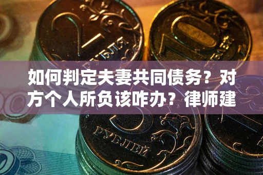 济南如何判定夫妻共同债务？对方个人所负该咋办？律师建议