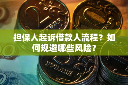 济南担保人起诉借款人流程？如何规避哪些风险？
