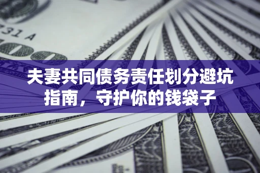 济南夫妻共同债务责任划分避坑指南，守护你的钱袋子